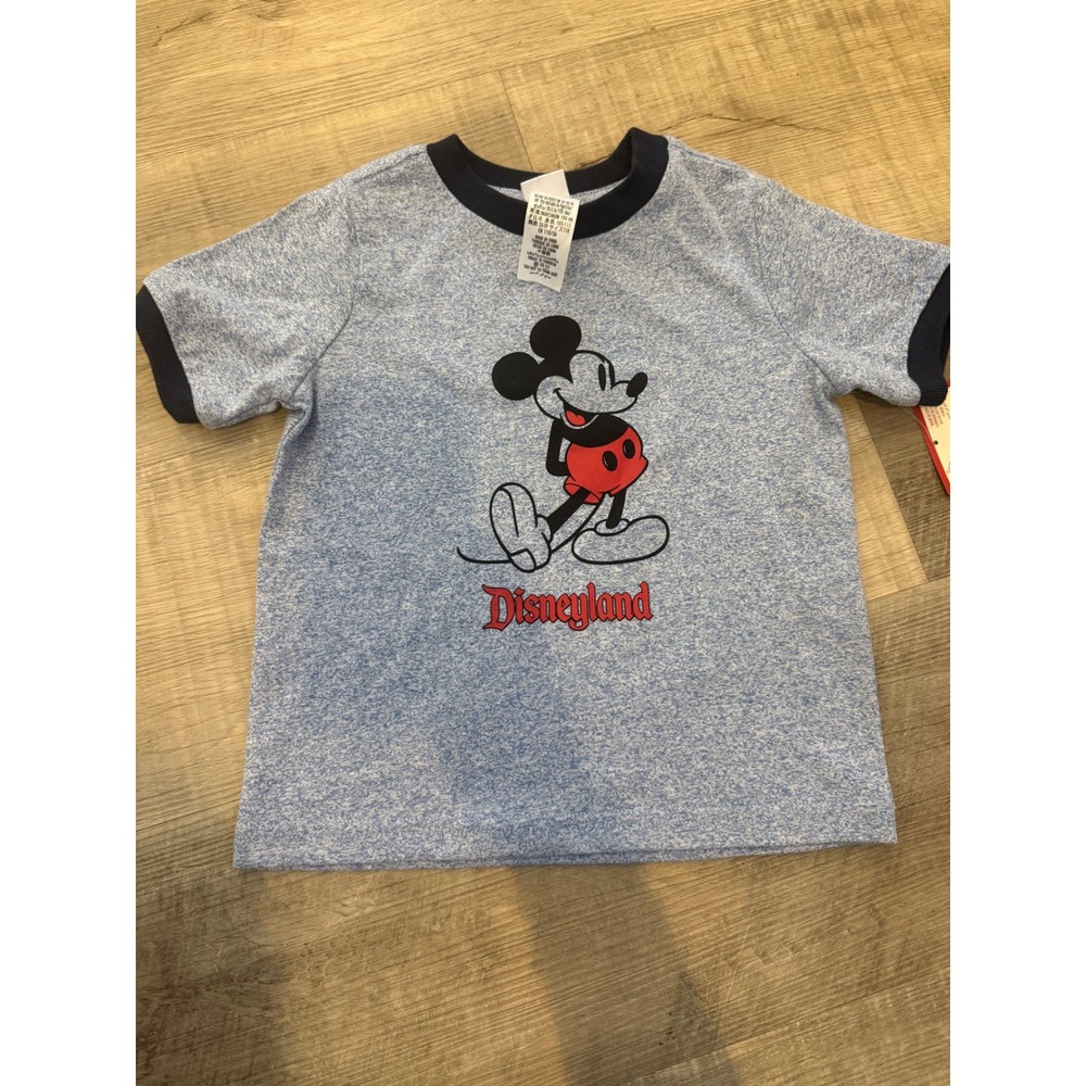 New with Tags‎ Disneyland Mickey Mouse Ringer T-Shirt - Size XS (Child)